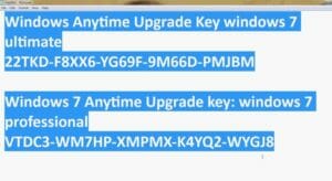 Genuine windows 7 activation key free
