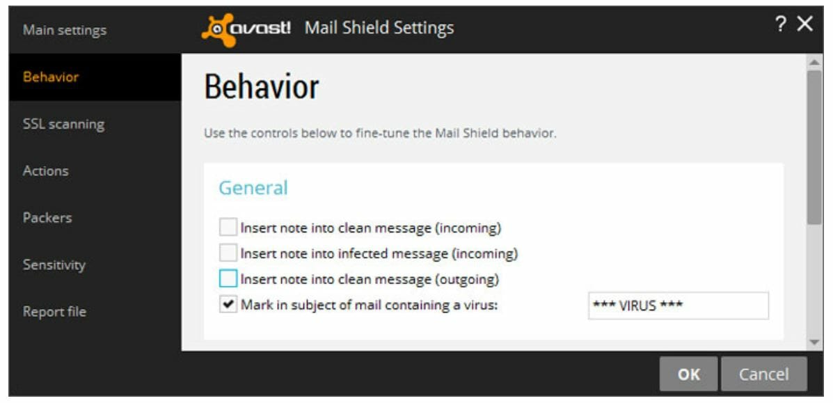 remove avast signature email