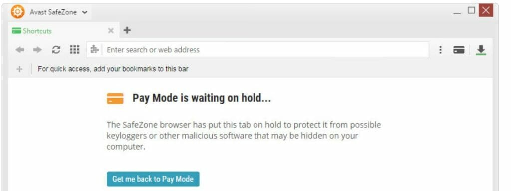 pay mode, avast safe zone browser, avast browser