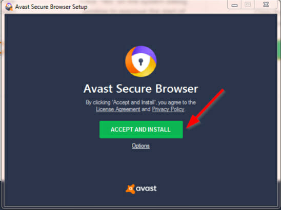 disable avast browser installer