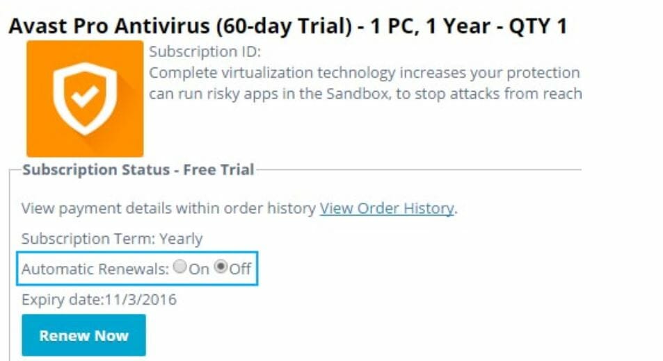 how to renew avast antivirus free